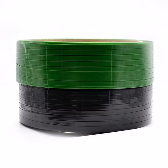 Green Color Embossed Plastic Polyester Strap Strapping Belt
