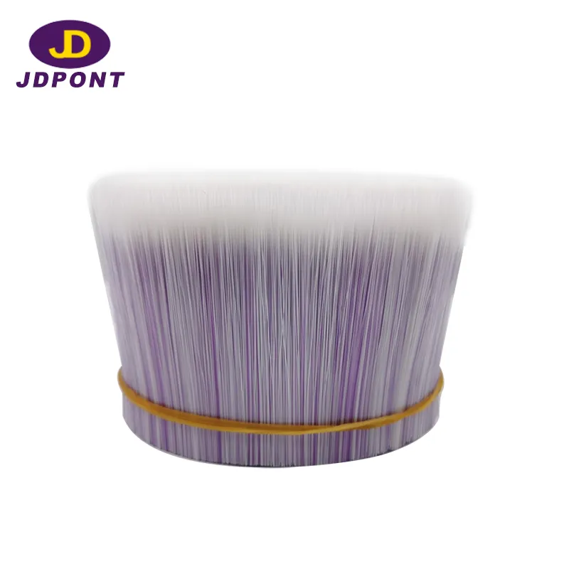 White Purple Cross-Section Brush Filament for Paint Brush Filament Jdfmc220#